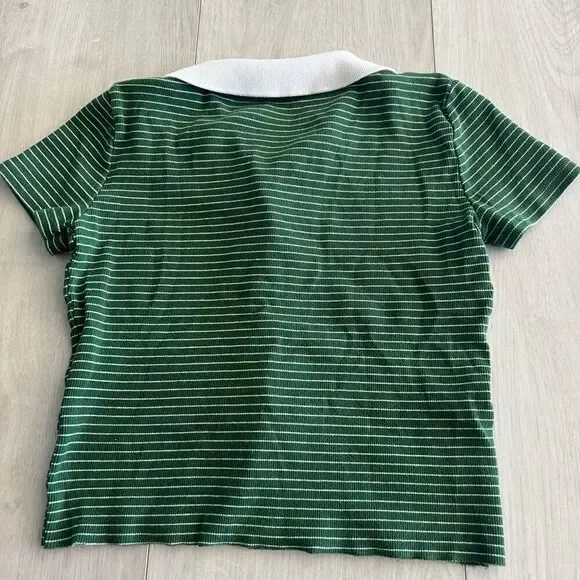 Brandy Melville Striped Collard Shirt size S - Picture 2 of 6